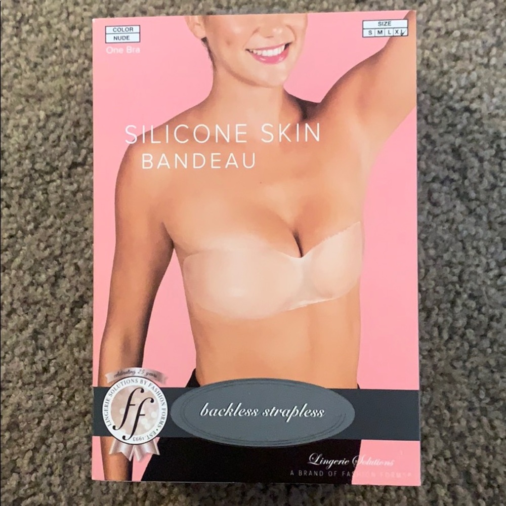 Nude Backless Strapless Bra